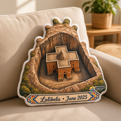 Lalibela Churches Pillow â€” home lifestyle