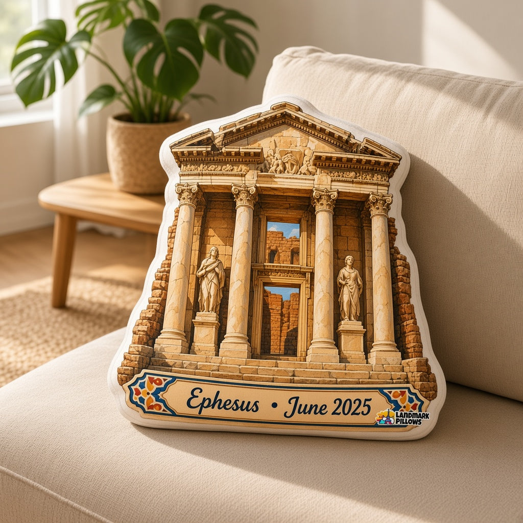 Library of Celsus Pillow â€” home lifestyle