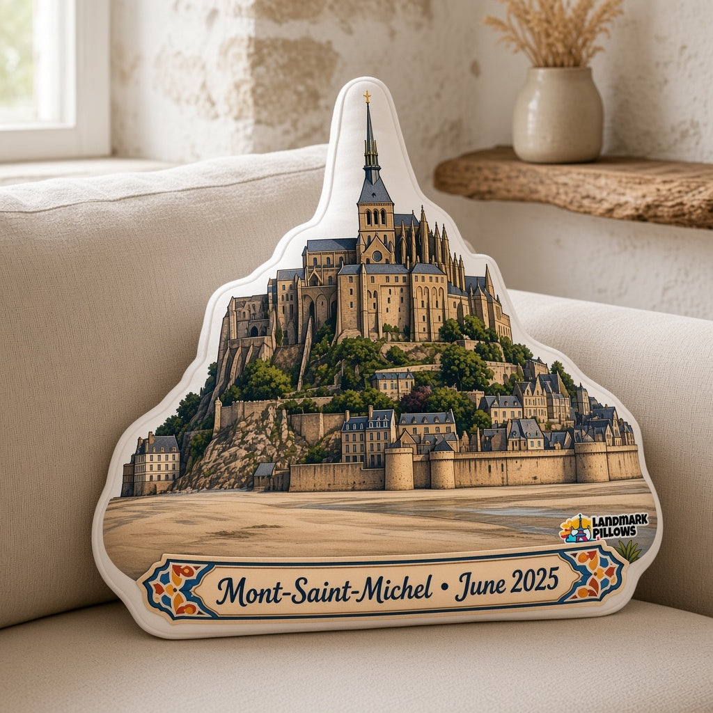 Mont-Saint-Michel Pillow — product image
