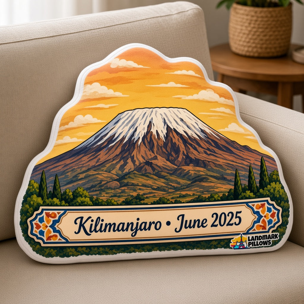 Mount Kilimanjaro Pillow — home lifestyle