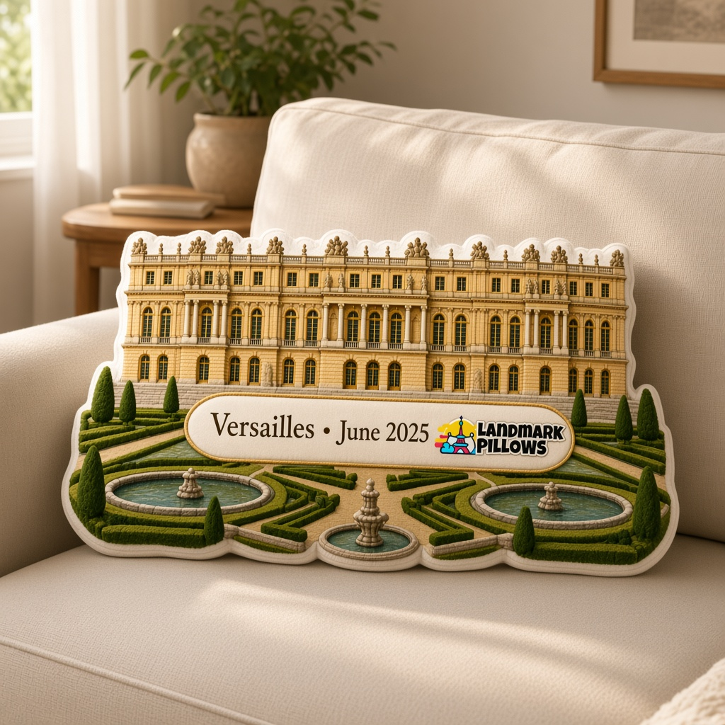 Palace of Versailles Pillow at home