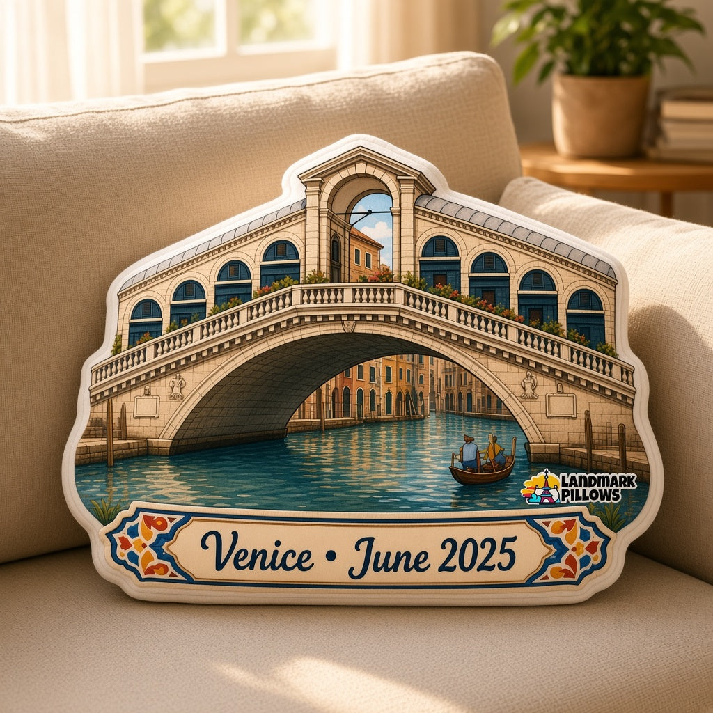 Rialto Bridge Pillow — home lifestyle