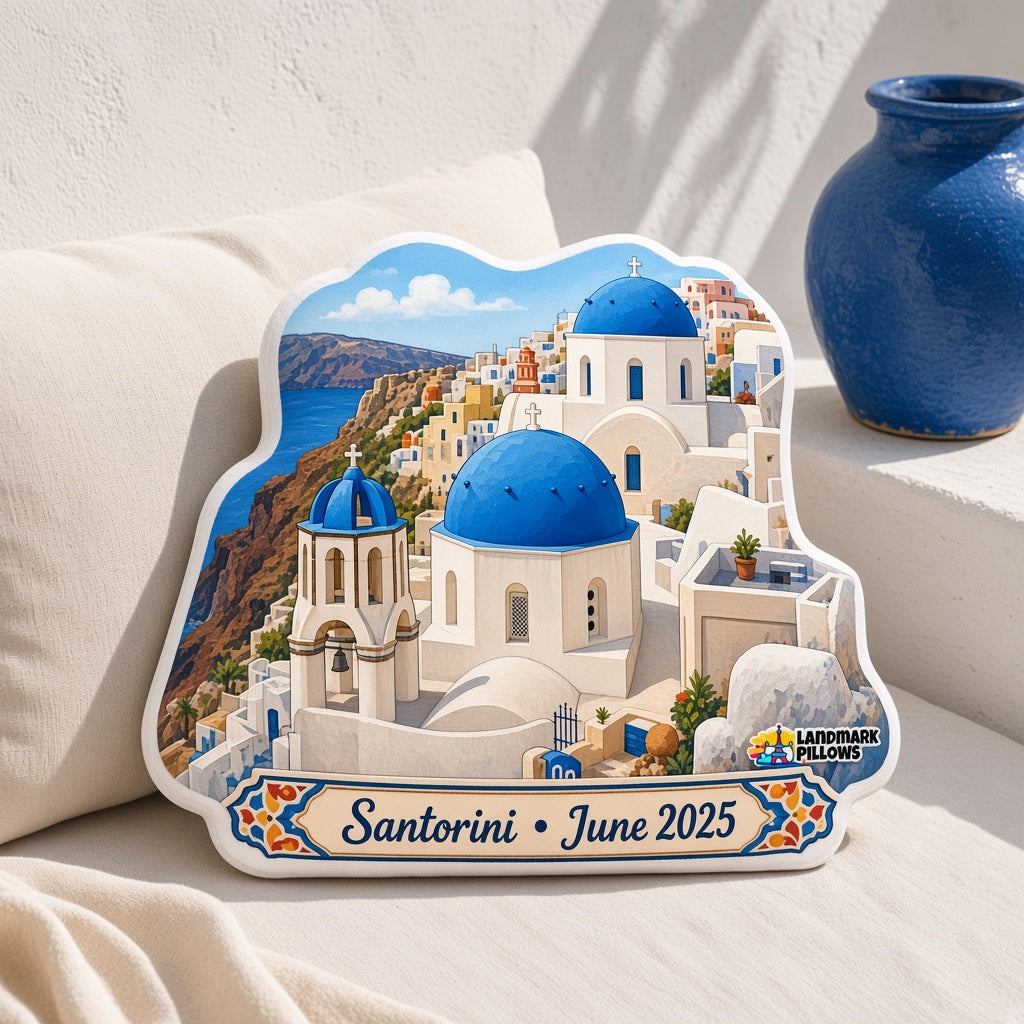 Santorini Pillow — home lifestyle