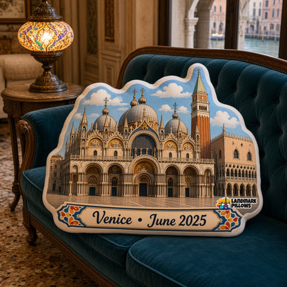 St. Mark's Basilica Pillow — home lifestyle