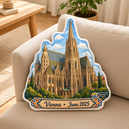 St. Stephen's Cathedral Pillow â€” home lifestyle