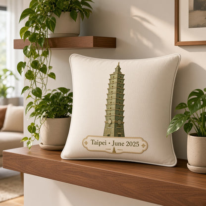 Taipei 101 Pillow — home lifestyle
