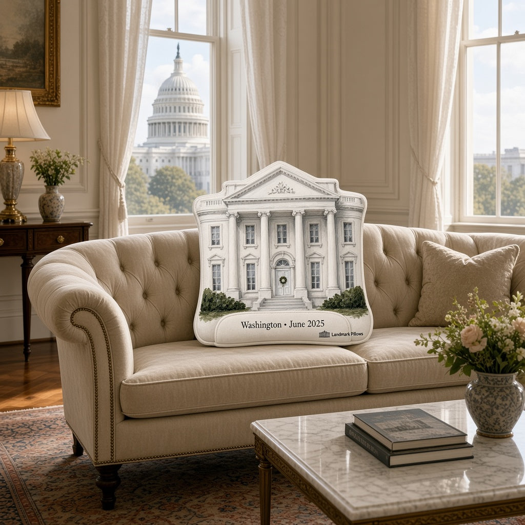 White House Pillow — home lifestyle