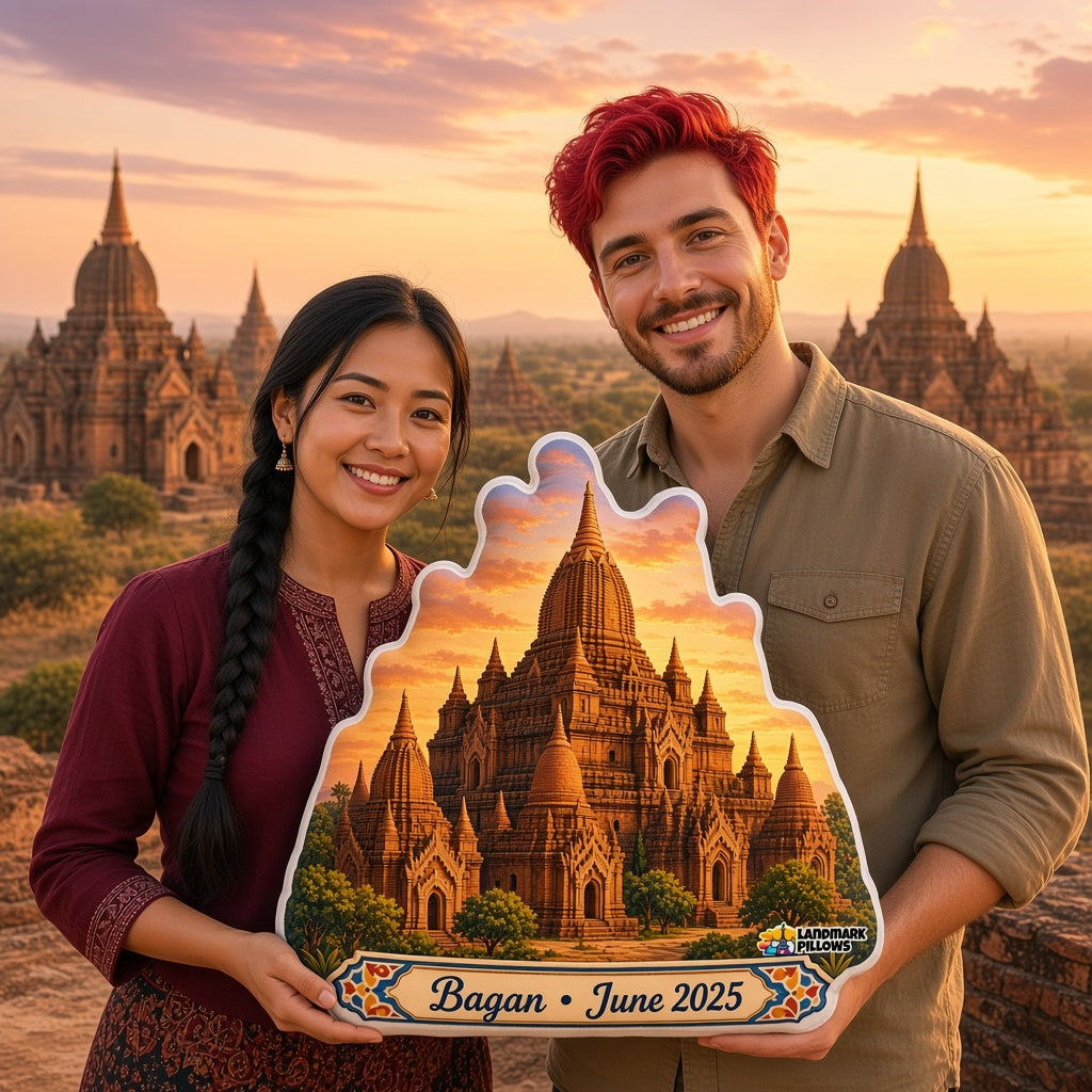 Bagan Pillow â€” travel couple