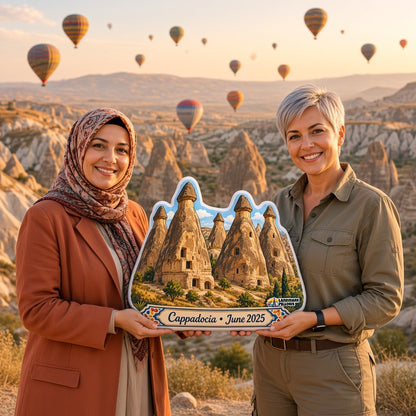 Cappadocia Pillow — travel couple