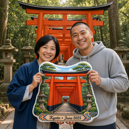 Fushimi Inari Pillow — travel couple