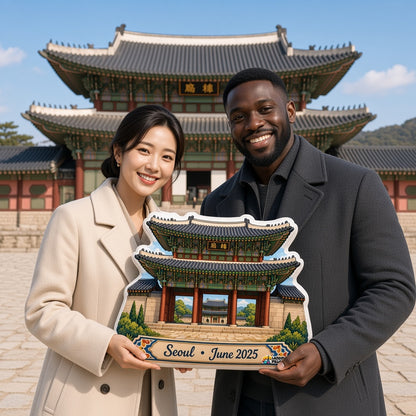 Gyeongbokgung Pillow â€” travel couple