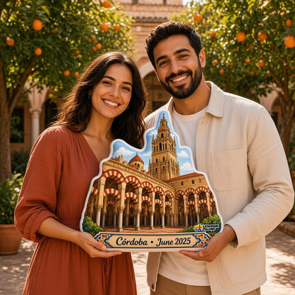 Mezquita-Cathedral of Córdoba Pillow â€” travel couple