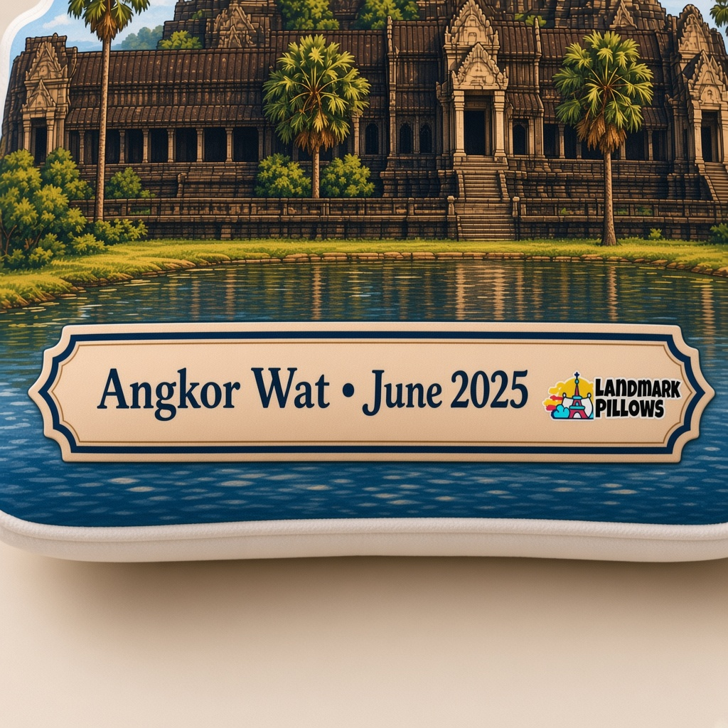 Angkor Wat Pillow personalization