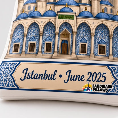 Blue Mosque Pillow — product image