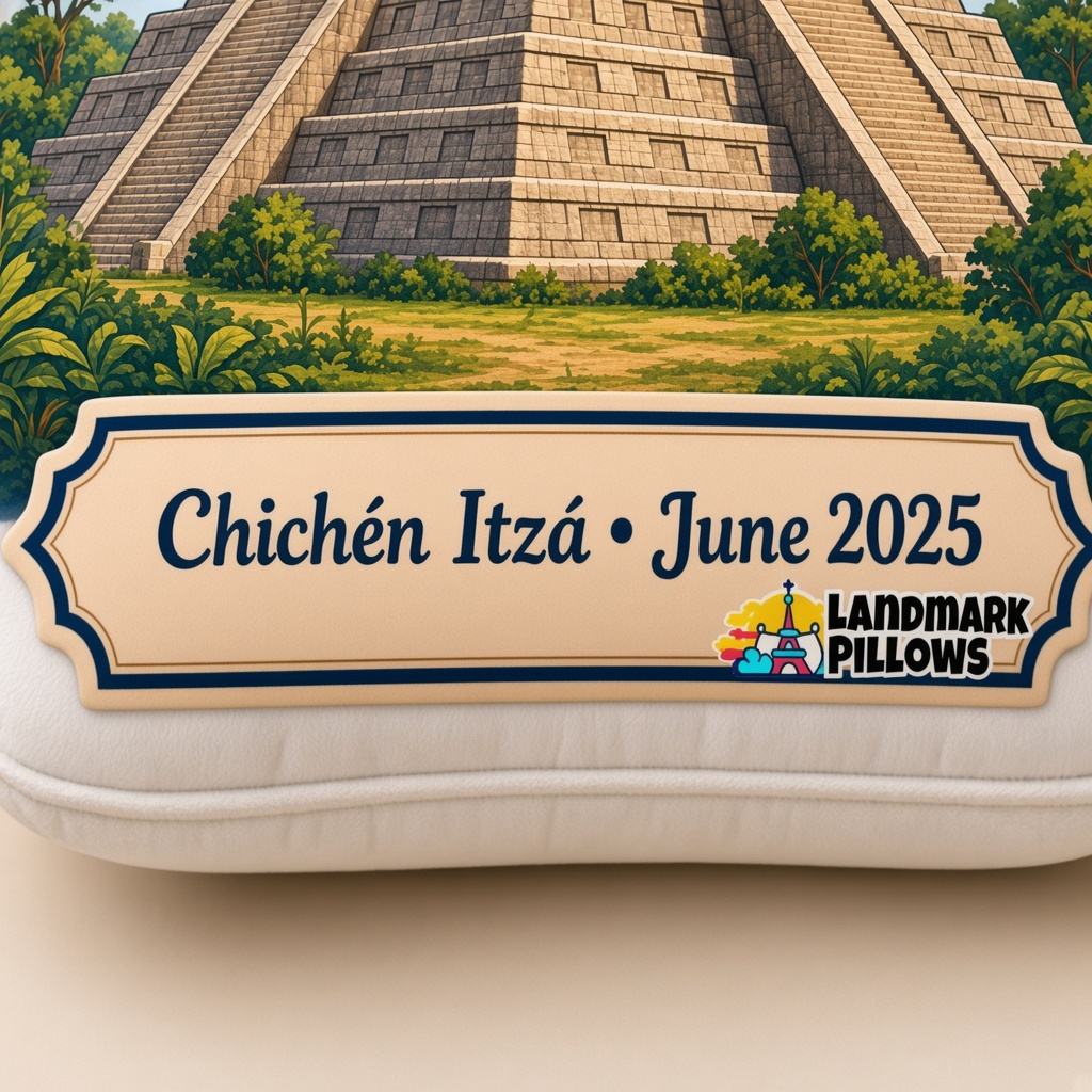 Chichén Itzá Pillow personalization