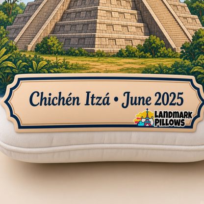 Chichén Itzá Pillow personalization