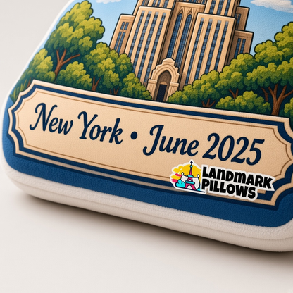 Empire State Building Pillow personalization