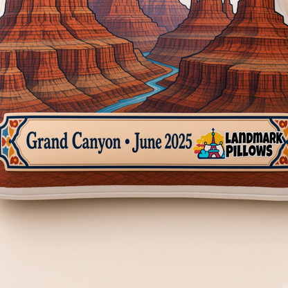 Grand Canyon Pillow personalization