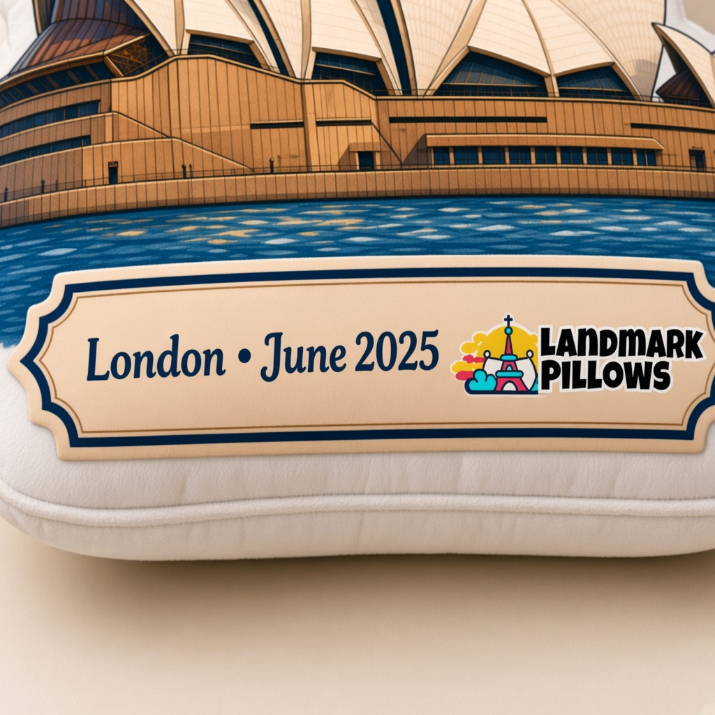London Eye Pillow personalization