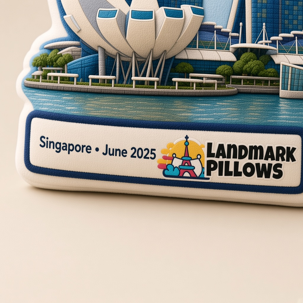 Marina Bay Sands Pillow personalization