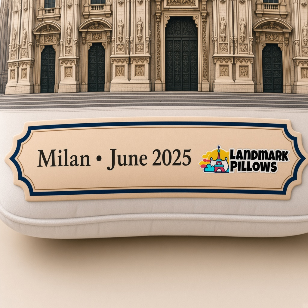 Milan Cathedral Pillow personalization