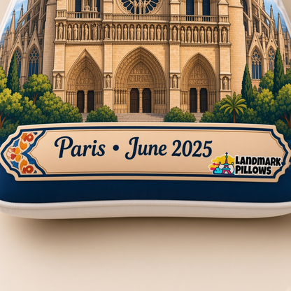 Notre-Dame Pillow personalization