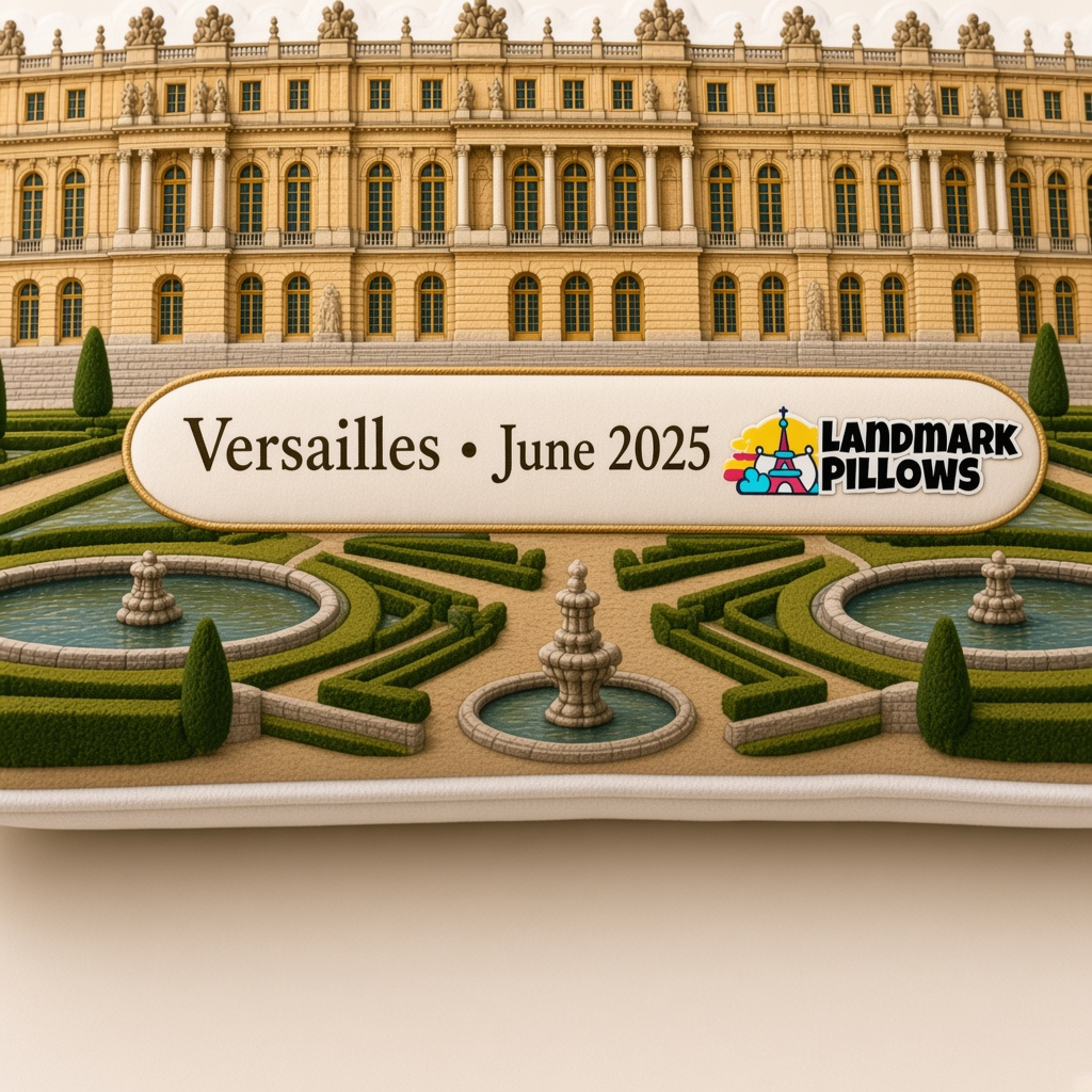 Palace of Versailles Pillow personalization