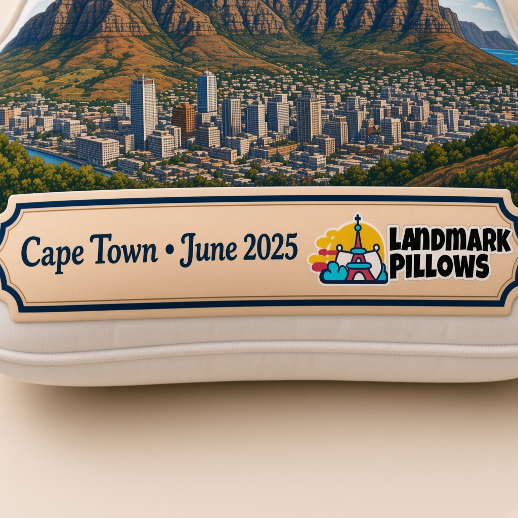 Table Mountain Pillow personalization