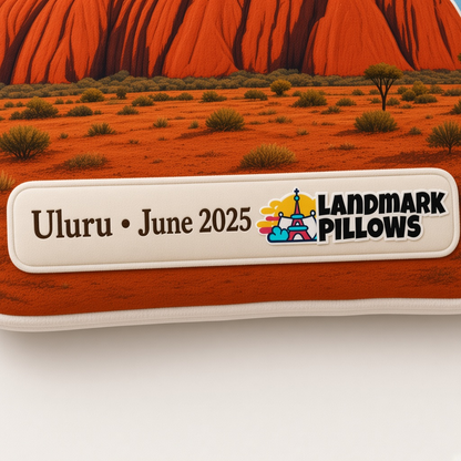 Uluru Pillow personalization