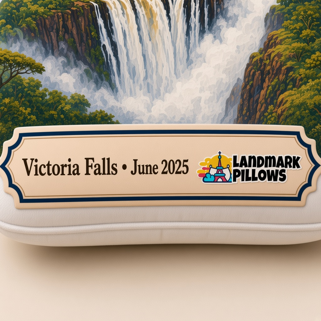 Victoria Falls Pillow personalization