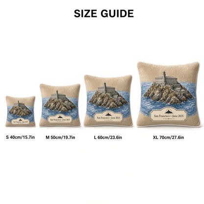 Alcatraz Pillow — size guide