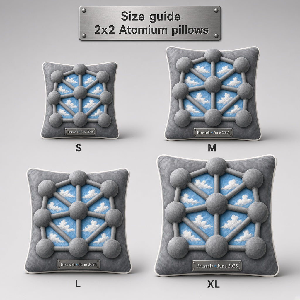 Atomium Pillow — size guide