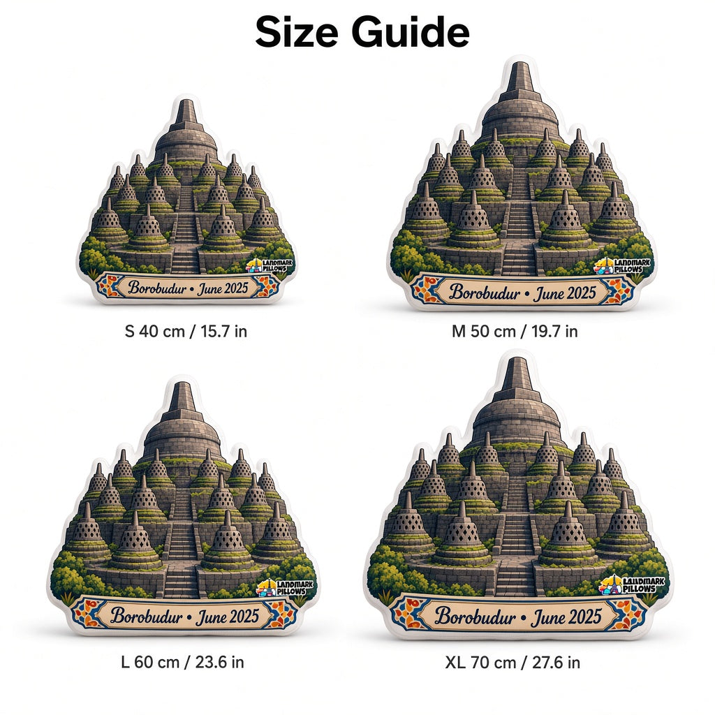 Borobudur Pillow — size guide