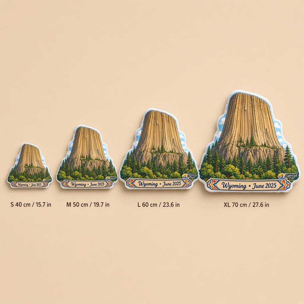 Devils Tower Pillow â€” size guide