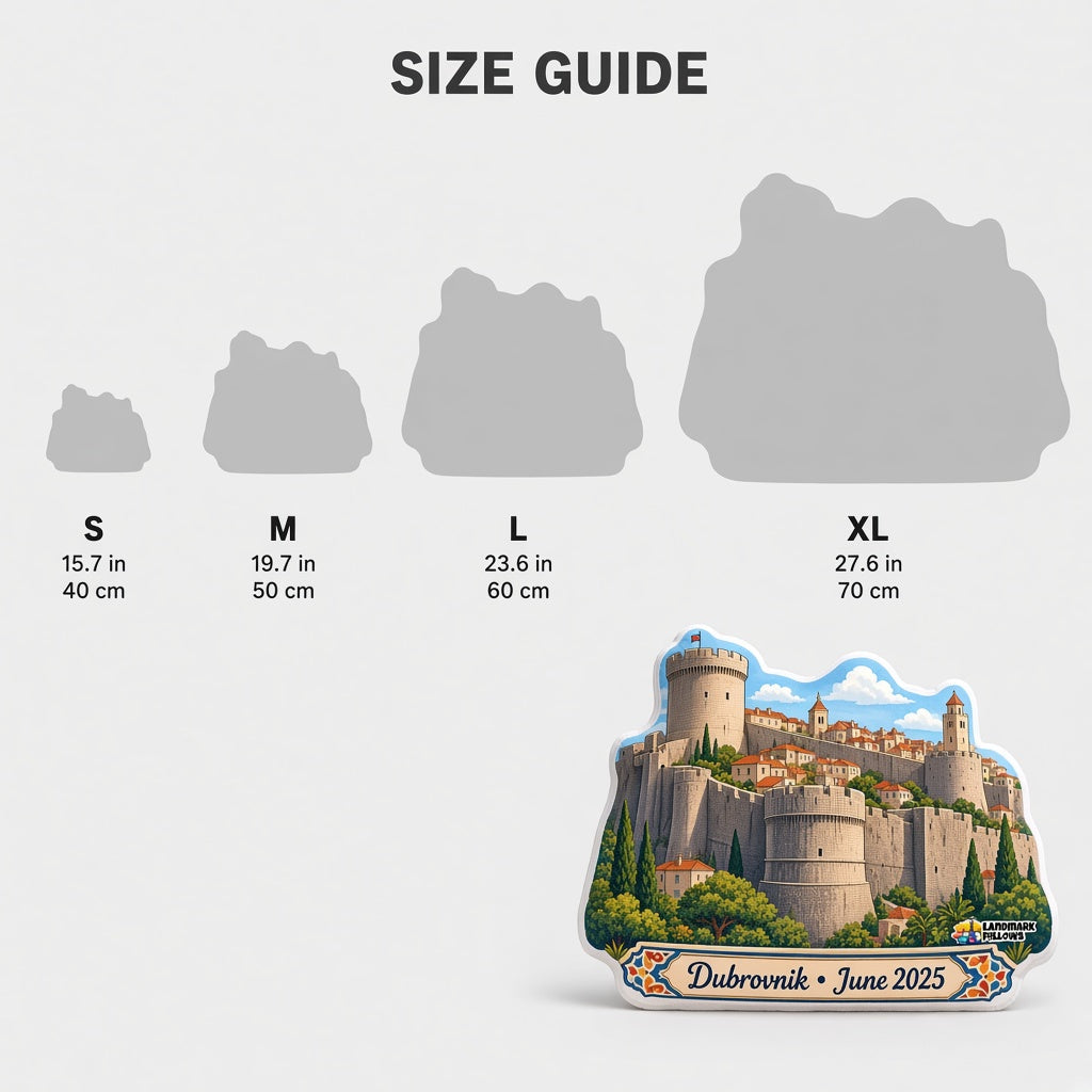 Church of Saint Sava Pillow — size guide