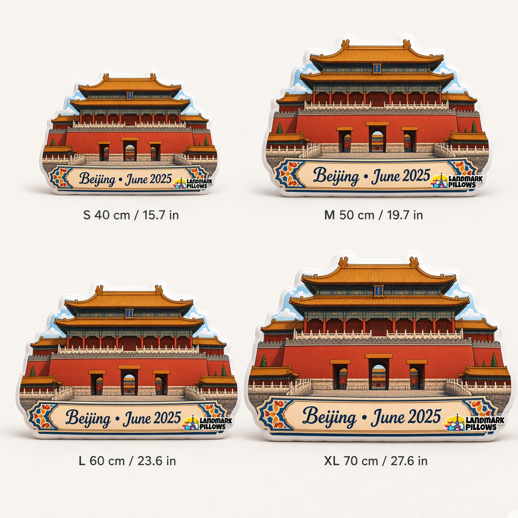 Forbidden City Pillow size guide