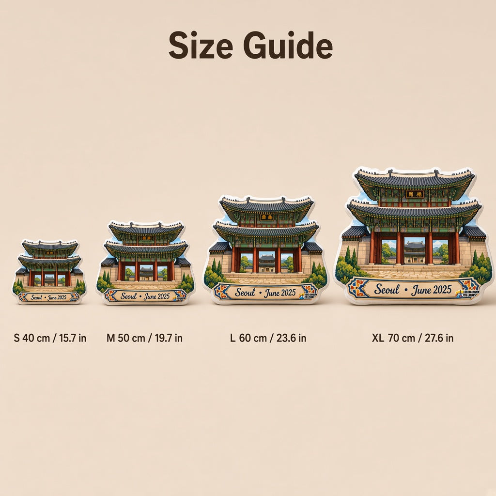 Gyeongbokgung Pillow â€” size guide