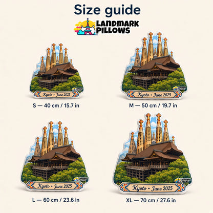 Kiyomizu-dera Pillow — size guide
