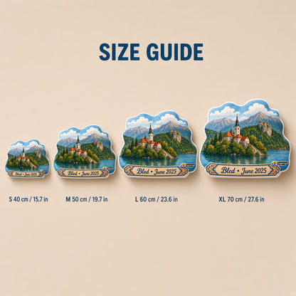 Lake Bled Pillow â€” size guide