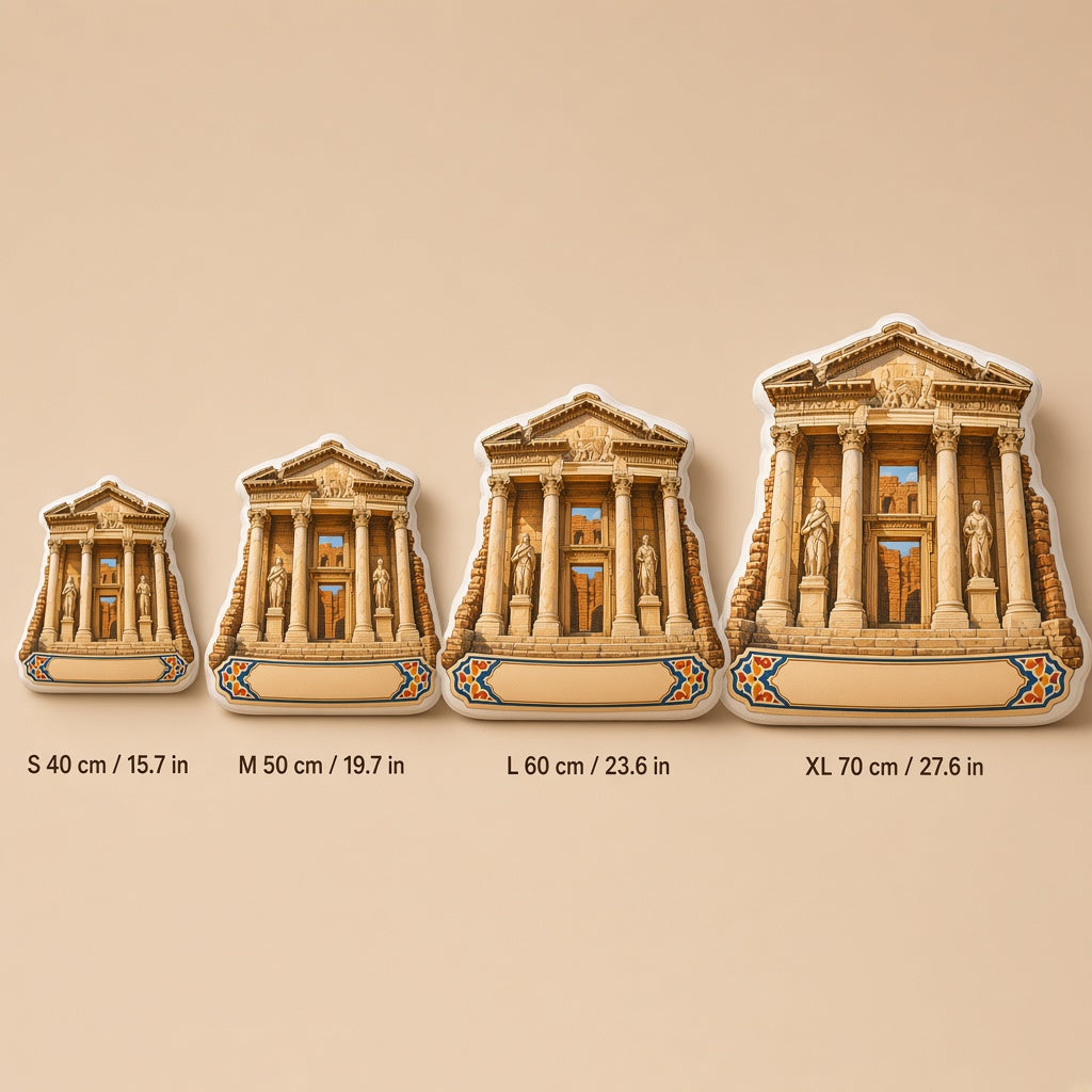 Library of Celsus Pillow â€” size guide