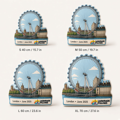 London Eye Pillow size guide