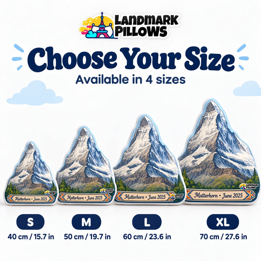Matterhorn Pillow — size guide