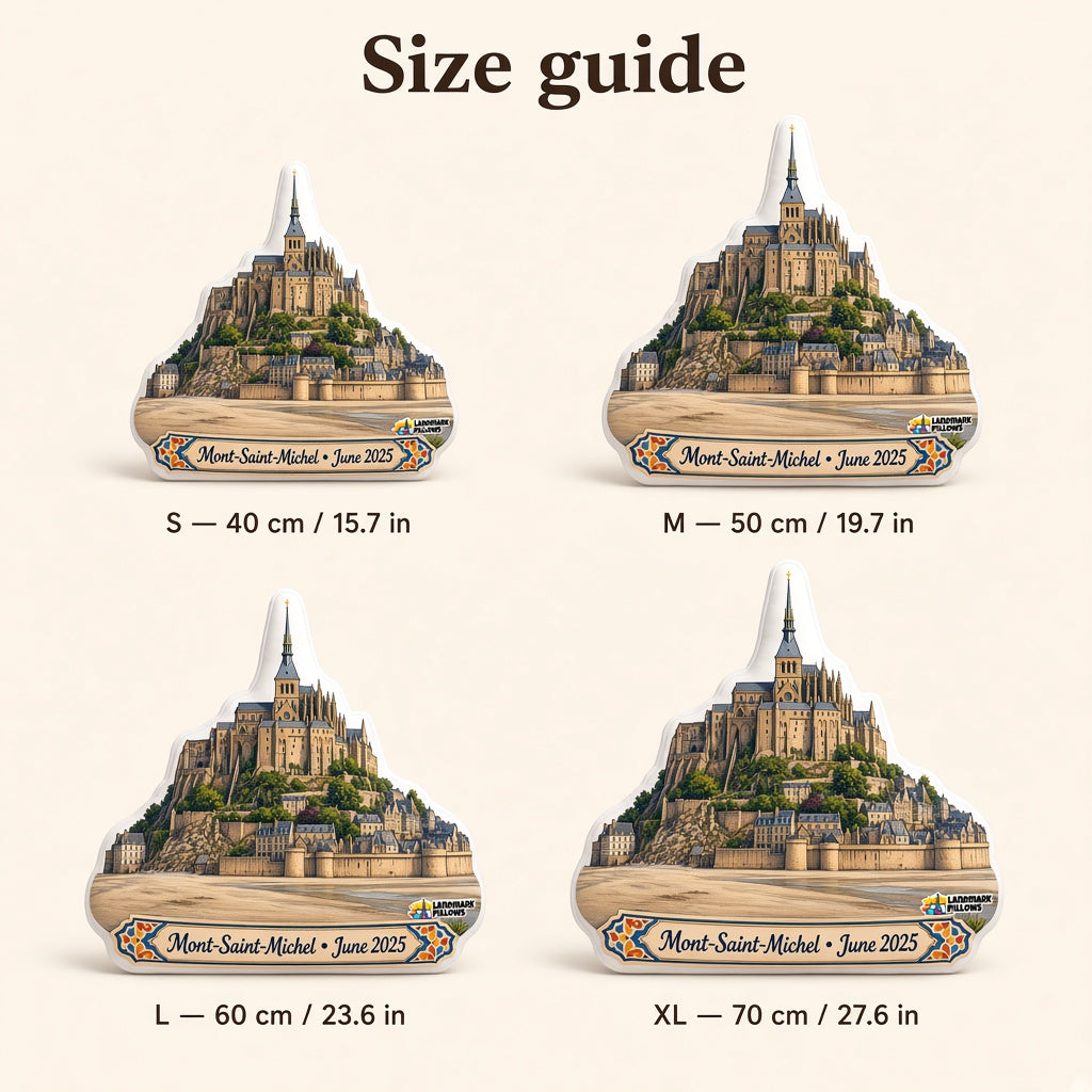 Mont-Saint-Michel Pillow — product image