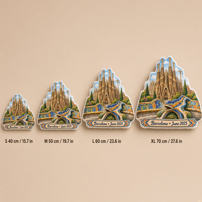Park Güell Pillow â€” size guide