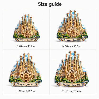 Prague Castle Pillow — size guide