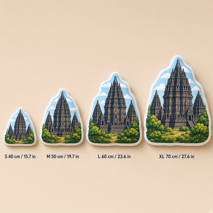 Prambanan Pillow â€” size guide