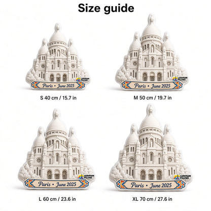 Sacré-Cœur Pillow — size guide