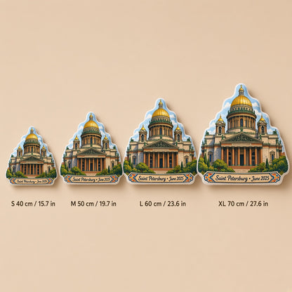 Saint Isaac's Cathedral Pillow â€” size guide