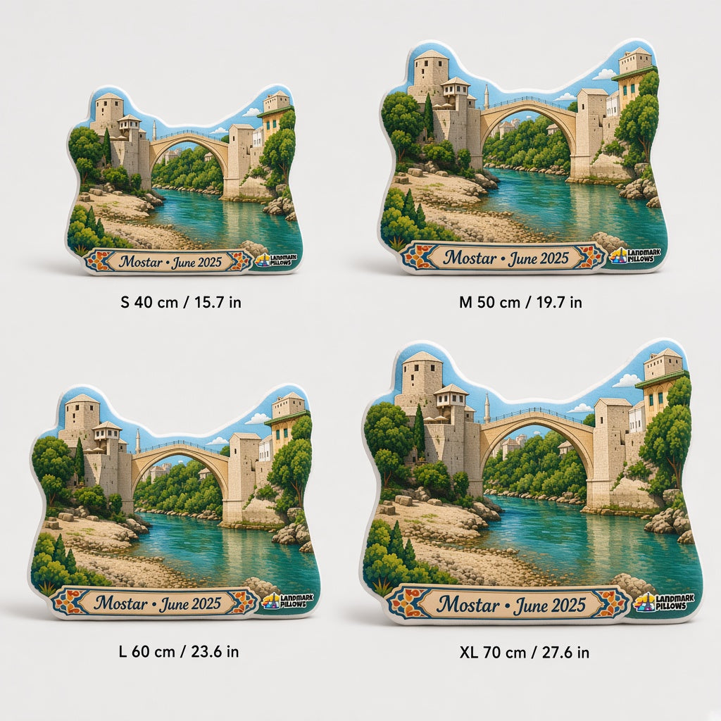 Church of Saint Sava Pillow — size guide