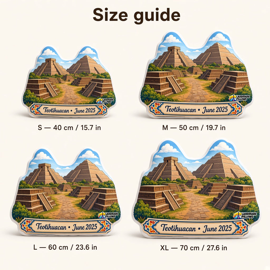 Teotihuacan Pillow — size guide